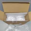 AceOrbit 6 Pack 3.74" Tall Candle Holder Glass Votive Holders with Peg Silicone Bases Glass Candle Cups for Tealights, LED Candles Religious Ceremonies for Weddings Home Church Holiday Decorations