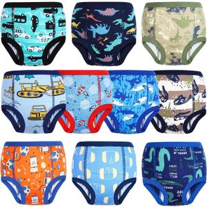 MooMoo Baby Potty Training Underwear 10 Packs Absorbent Toddler Training Pants for Boys and Girls Cotton Pee Pants (3T) MooMoo Baby Potty Training Underwear 10 Packs Absorbent Toddler Training Pants for Boys and Girls Cotton Pee Pants (3T)