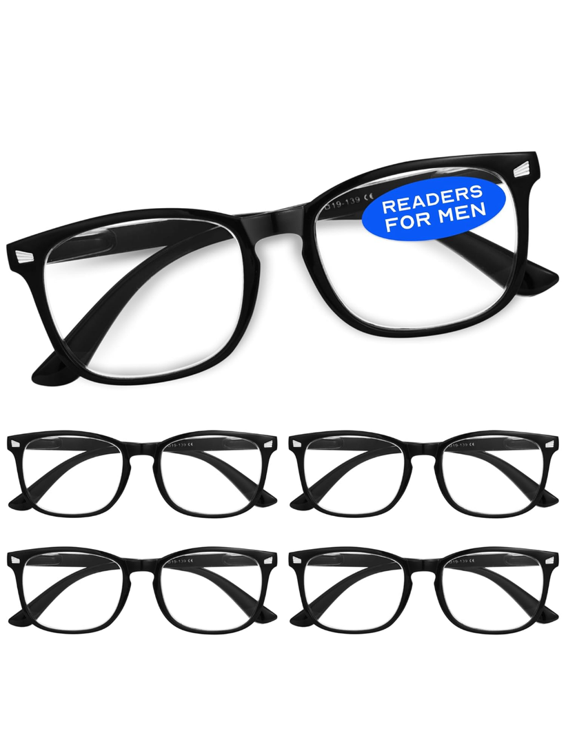 CCVOO Reading Glasses for Women/Men, Eyeglasses, Blue Light Readers for Women/Men, Computer Eye Glasses, Cheaters. +2,50