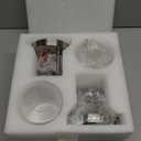 Wall Sconces for Bathroom, Brushed Nickel Vanity Light Fixtures, Modern Wall Mount Lighting Lanterns, Farmhouse Wall Lamps with Clear Glass Shade for Bedroom Living Room Mirror Hallway Porch (2PACK)