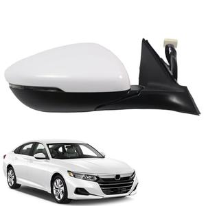 Marretoo for Honda Accord 2018 2019 2020 2021 2022 Side Vier Mirror Assembly Passenger Side for HONDA ACCORD EX, Hybrid EX, Sport Accessories |POWER+LAMP+HEAT+BSM Replaces HO1321330(RH)