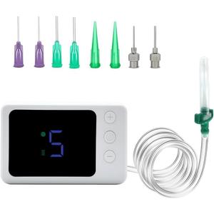 Hearing Aid Cleaning Vacuum Kit  with 8 Tips, Digital Display  Compatible with Hearing Aids, Earbuds & in-Ear Monitors