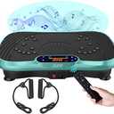 AXV Vibration Plate Fitness Platform Exercise Machine Vibrating Lymphatic Drainage Shaking Full Body Shaker Workout Vibrate Stand Shake Board Sport Gym for Weight Loss Fat Burner for Women Men