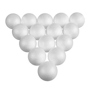 CCINEE 23pcs 2.75Inch White Foam Balls, 7cm Foam Balls for DIY Crafts Projects Chritmas Ornaments 3Inch Crafts Ball for Easter Egg School Art Craft