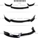 3 x 3Pcs Front Lip Compatible with 2017-2023 Tesla Model 3, Bumper Air Dam Lower Chin Splitter Protection Body Kit Fits for 2017 2018 2019 2020 2021 2022 2023 (Glossy Black)
