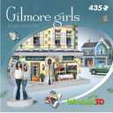 Wrebbit3D Gilmore Girls 3D Puzzle Model of Stars Hollow | 435 Real Jigsaw Puzzle Pieces | Build The Iconic Cafe from The Hit TV Series
