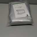 MordenApe Canopy Sidewall with Window Fits 10x10 Straight Leg Canopy Tents, Outdoor Instant Popup Canopy Sidewalls, 1 Pack (Actual Size: 120" W x 76" H, White with Silver Coating)