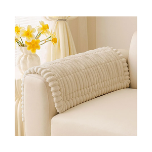 hyha Couch Covers for Dogs Washable, Non Slip Plush Dog Sofa Protectors, Fuzzy Pet Couch Covers for 3 Cushion Sofa Pet Friendly (Apricot, 27.6" x 27.6")