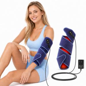Cordless Elbow Heating Pad for Pain Relief, Arm Massager, Elbow Massager for Tennis Elbow, Arm Heating Pad with Massage, Wearable Elbow Heat Wrap for Elbow Relief, Black