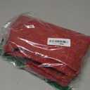 ZWJD Christmas Pillow Covers 18x18 Set of 2 Soft Polyester Textured Pillows with Stylish Flange Edge Cozy Farmhouse Christmas Decor for Couch Bed Sofa Living Room (Red)