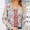 ETCYY NEW Long Sleeve Shirts for Women 2025 Casual Dressy Blouses Fashion Fall Tunic Tops