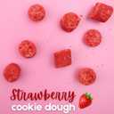 Hello Kitty Cookie Dough, Ready to Eat Strawberry Flavored Candy, Resealable Bag, 8.5 Ounces (EXP 07/23/26)