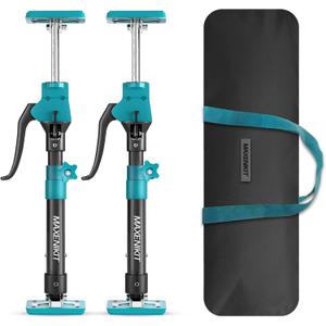 Third Hand Support Pole Heavy Duty, Cabinet Jacks for Installing Cabinets with 285 LBS Capacity and Expand from 15-4/5 to 23-3/5 in, 2-PC