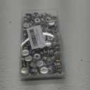 Canvas Snap Kit, Stainless Steel Snaps Marine Grade Snaps for Boat Cover - Snap Kit for Boat Cover 3/8" Socket Metal Snaps Fasteners for Clothing Leather Fabric Canvas150 PCS