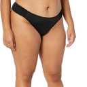 Amazon Essentials Womens Bandeau Swim Top (Medium, Washed Black)