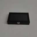 Small Pin Display Case, Dust Proof Pin Collection Display Storage Organizer Box for Military Medal Jewelry Brooch Collection (Not Include Accessories) (S)