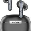 EarFun Air 2 Wireless Earbuds, 10mm Drivers with LDAC Bluetooth Earbuds, Hi-Res Audio, Bluetooth 5.3 with Multipoint Connection, 4 Mics, Wireless Charging, 40H Playtime, App Customization, IPX7 (Black)