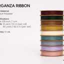 Vitalizart 3/8" x 90 Yards Organza Ribbon Set 9 Rolls x 10 Yd Sheer Ribbon for Gift Wrapping Crafts Christmas Tree Bows Wedding Invitations Wreaths Party Decor Bouquet DIY Projects (Mixed Colors)