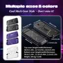 Console Protective Case for Switch 2 + 12 Game Cartridge Storage Case Ergonomic Grip, Heat Dissipation, Full Protection, Travel-Friendly Includes Game Cartridge Holder with Carabiner (white)