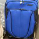 American Tourister 4 KIX 2.0 Expandable Softside Luggage with Spinner Wheels, 20 SPINNER, CLASSIC BLUE