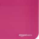 Amazon Basics Lightweight Plastic Clipboards with Sturdy Metal Clip, Letter Size, Assorted Classic Colors, Pack of 6