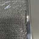 Aluminum Range Hood Filter with Light Lens - 11" X 17" X 1/2" (Lens Size 6-3/4" X 11") Pull Tab, Center, Short Side