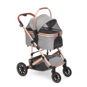 Pet Stroller with Detachable Carrier, Shock-Absorbing & Foldable
Dog & Cat Stroller for Small/Medium Pets, Convertible Car Seat, 4-Wheel Smooth Ride, Travel Carrier