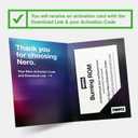 Nero Burning ROM 2026 Pro CD DVD Burning Software for Music and Data | Burn Copy Rip and Archive Your Files | Secure Disc Burner with Encryption | Lifetime License for 1 PC | Windows 11/10/8/7