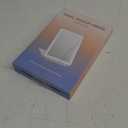 FUNTOUCH Rechargeable Travel Makeup Mirror with 72 Led Lights, Portable Lighted Beauty Mirror, 3 Color Lighting, Dimmable Touch Screen, Tabletop LED Folding Cosmetic Vanity Mirror (White)