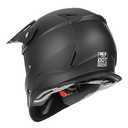 GLX GX23 Dirt Bike/Motocross Helmet - Matte Black, Medium - DOT Approved