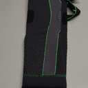 Full Leg Sleeves Long Compression Leg Sleeve Knee Sleeves Protect Leg, for Man Women Basketball, Arthritis Cycling Sport (Medium (1 Pair), Red)