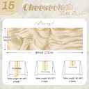15 Pack Ivory Cheesecloth Table Runner 17 x 108 inch Cheese Cloth Table Runners 9ft Ivory Table Runner Rustic Romantic Sheer Gauze Runner for Wedding Party Baby Shower Table Decoration