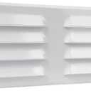 Vent Systems 10" x 4" Inch (Overall Dimensions) - White - Air Vent Cover - Metal Air Return Grill with Built-in Protection Mesh - HVAC Vent Duct Cover for Home Improvement