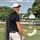 Golf Stand Bag, Lightweight Par 3 Golf Bag Holds Up to 7 Clubs with Two Way Dividers Cooler Pocket Shoulder Strap and Multiple Storage Pockets for Men and Women
