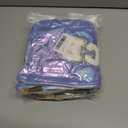 2 x Hiroyuki Iridescent Makeup Bag, 14 inches Cosmetic Bag, Large Capacity Travel Pouch (Face, blue)