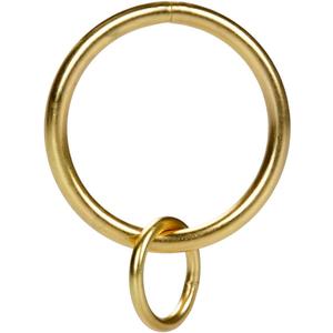 Loop Eyelet Curtain Ring for Drapery 1.7" Ring for Panel Pin Hooks,1.4Inner Diameter,Fits Up to 1.2"Rod (28Pcs,Gold)