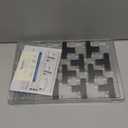 Ravinte 10 Pack Black Square Bar Cabinet Knobs 2 Inch Square Cabinet Pulls Matte Black Single Hole Kitchen Cabinet Handles