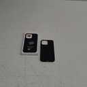 Apple iPhone 15 Pro Max Silicone Case with MagSafe: Lightweight Phone Case, Wireless Charging Compatible, Smooth Matte Finish; Black