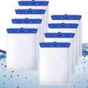 Qwakay Large Filter Cartridges for Tetra Whisper Bio-Bag Filters, 8 Pack