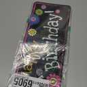 Happy Birthday Car Magnet Decoration, Colorful Bday Magnetic Decal for Parades, Locker, Fridge or Mailbox, Removable Banner 12 x 5