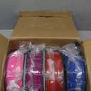 PLA Filament Combo 1.75mm 4 Rolls per 1kg Spool (8.8lbs) 3D Printer Filament Dimensional Accuracy +/- 0.02mm, Suitable for Most FDM 3D Printers (Pink/Purple/Red/Blue