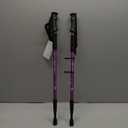 TheFitLife Nordic Walking Trekking Poles - 2 Sticks with Anti-Shock and Quick Lock System, Telescopic, Collapsible, Ultralight for Hiking, Camping, Mountaining, Backpacking, Walking, Trekking (Purple)