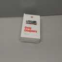 Pet Parents Washable Dog Diapers (3pack) + Extendrs of Durable Doggie Diapers, Premium Dog Diapers Female (Small, Daisy) (Small (9-15"))