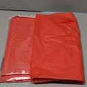 Red 6 Pack Plastic Table Cloth 54" x 108", Disposable Tablecloths Rectangle Table Cover, Plastic Tablecloths for Parties