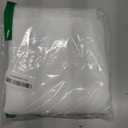 Simplebrand Pure White Window Valance for Kitchen 14 Inches Long 2 Panels Set, Light Filtering Valance Curtains for Living Room, Grommet Short Privacy Kitchen Curtains for Bedroom Kids Room, 40Wx14L