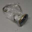 DEMDACO Leaf Pattern Gold Tone 12 x 7 Iron Metal Christmas