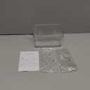 Diesisa Acrylic Wall Mount Organizer, Self Adhesive Organizer for Wall, Cabinet Door Organizer, with Self Adhesive Tape, for Bathroom, Pantry, Kitchen, Laundry, Utility Room, Inside of Cabinet Door (Clear -Small)