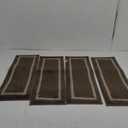 COSY HOMEER Soft Stair Treads 15pcs Non-Slip Carpet Mat 28inX9in Indoor Stair Runners for Wooden Steps,Stair Rugs for Kids and Dogs, 100% Polyester TPE Backing Brown,Square