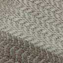 MontVoo-Outdoor Rug-Patio Rug 6x9 ft Polypropylene Indoor Outdoor Rugs Outdoor Carpet for Patio Deck Balcony Porch, Textured Weave, Durable for High Traffic, Fade-Resistant, Modern Neutral Brown