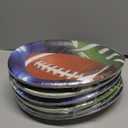 Creative Converting 331933 Football Party Dinner Plates Brown 6 Pack